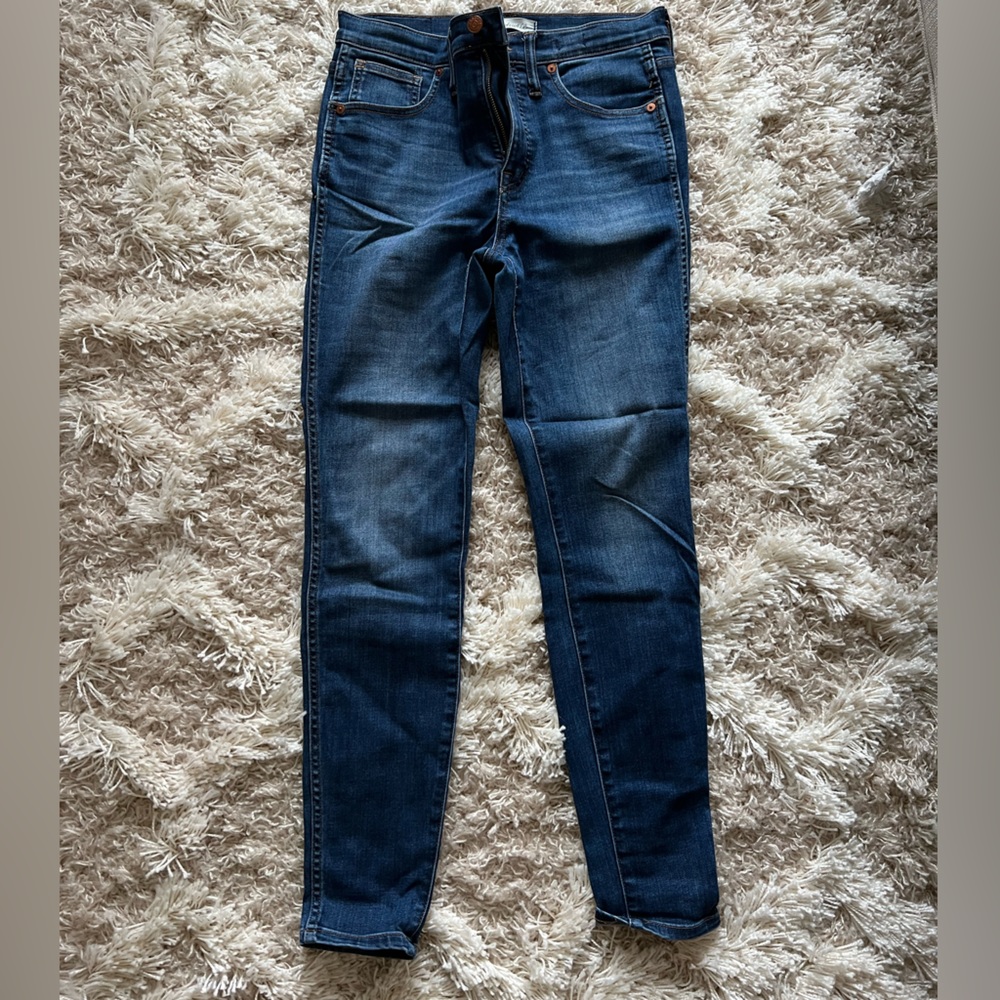 Madewell 10” high rise skinny jeans
